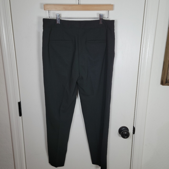 Everlane 100% Wool Black Tapered Dress Pants High Rise Minimalist Size 2 - Picture 6 of 8